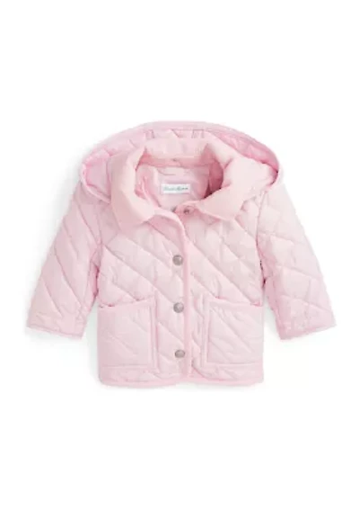 Baby Girls Quilted Barn Jacket