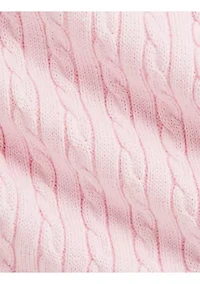 Baby Girls Mini-Cable Polo Sweater Dress