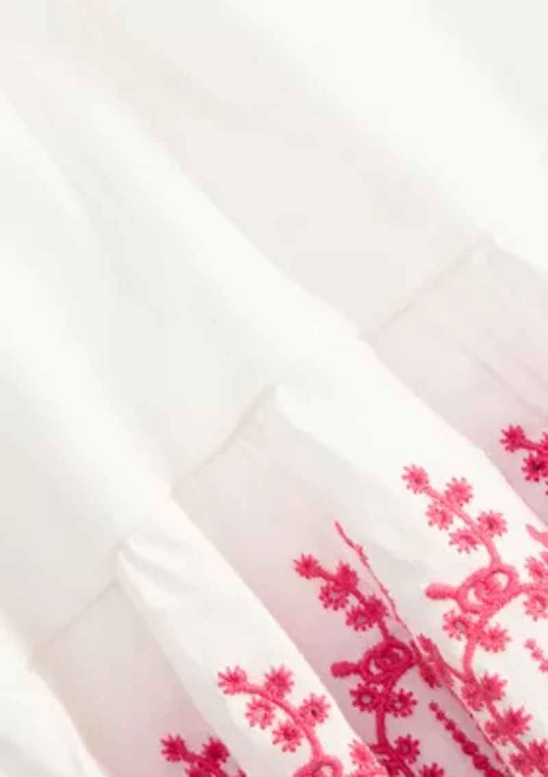 Baby Girls Eyelet Cotton Jersey Dress & Bloomer