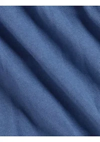 Baby Girls Eyelet Cotton Jersey Dress and Bloomer Set