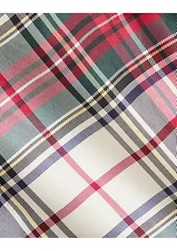 Baby Girls Plaid Twill Dress & Bloomer