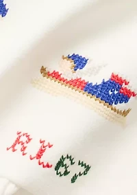 Baby Girls Nevis Fair Isle Shawl Cotton Dress