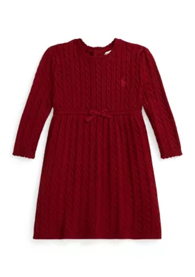 Baby Girls Oxford Mesh Dress & Bloomer