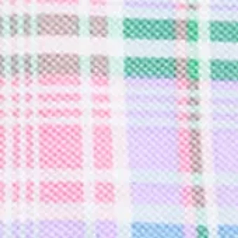 Baby Girls Plaid Mesh Polo Dress & Bloomer