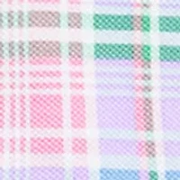Baby Girls Plaid Mesh Polo Dress & Bloomer