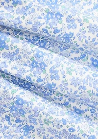 Baby Girls Floral Oxford Shirtdress & Bloomer