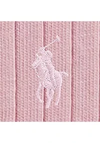 Baby Girls Ribbed Cotton Top & Legging Set