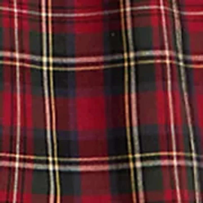 Baby Girls Plaid Cotton Poplin Shirtdress & Bloomer