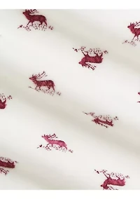 Baby Girls Elk-Print Velour Dress & Bloomer