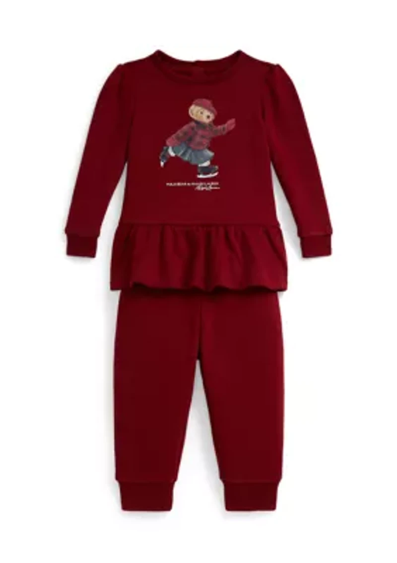 Baby Girls Magic Fleece Outfit Set