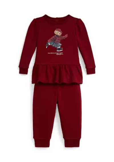 Baby Girls Magic Fleece Outfit Set
