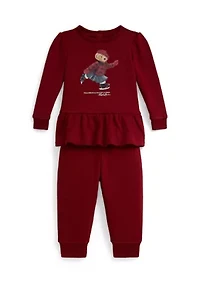 Baby Girls Magic Fleece Outfit Set