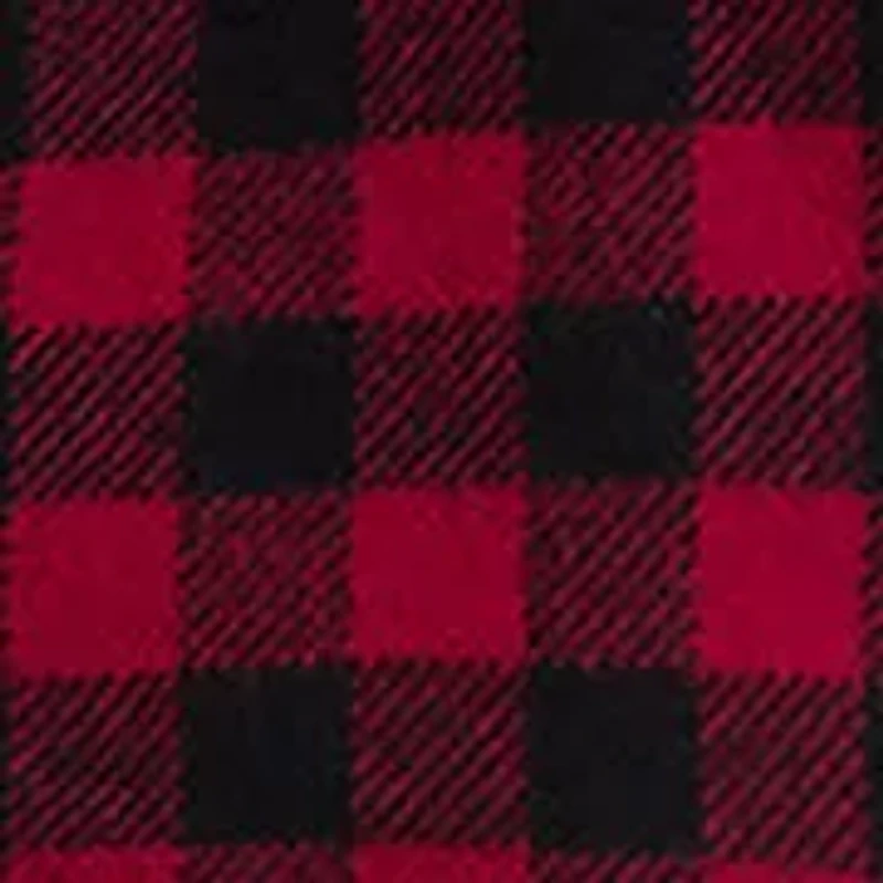 Baby Girls Plaid Twill Shirt & Jersey Legging Set