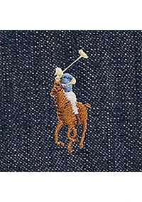 Baby Girls Cotton Denim Shirtdress & Bloomer