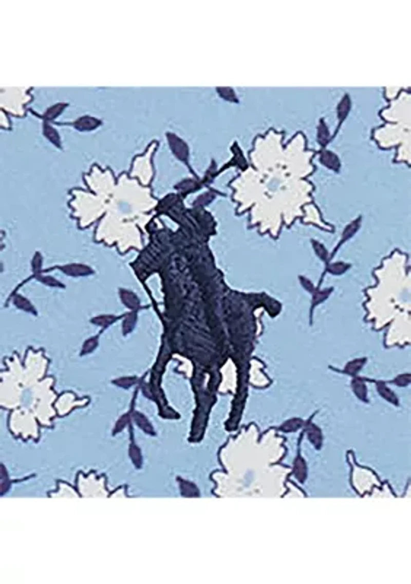 Baby Girls Floral Ruffled One-Piece Rash Guard