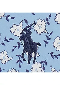 Baby Girls Floral Ruffled One-Piece Rash Guard