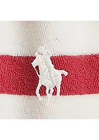 Baby Girls Striped Terry Polo Dress, Hat & Bloomer