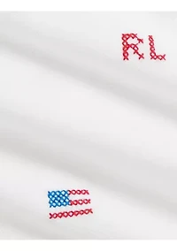 Baby Girls Embroidered Cotton Polo Dress & Bloomer