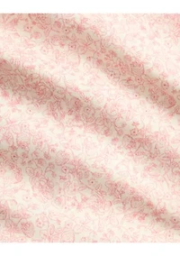 Baby Girls Strawberry-Print Cotton Footed Coverall