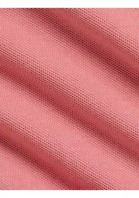 Baby Girls Gingham Stretch Mesh Bubble Shortall