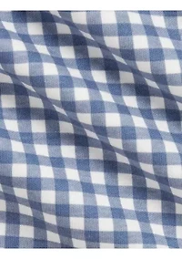 Baby Girls Cotton Bodysuit & Gingham Dress