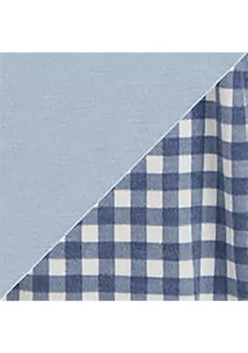 Baby Girls Dog-Print Cotton T-Shirt & Gingham Bloomer