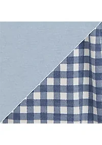 Baby Girls Dog-Print Cotton T-Shirt & Gingham Bloomer