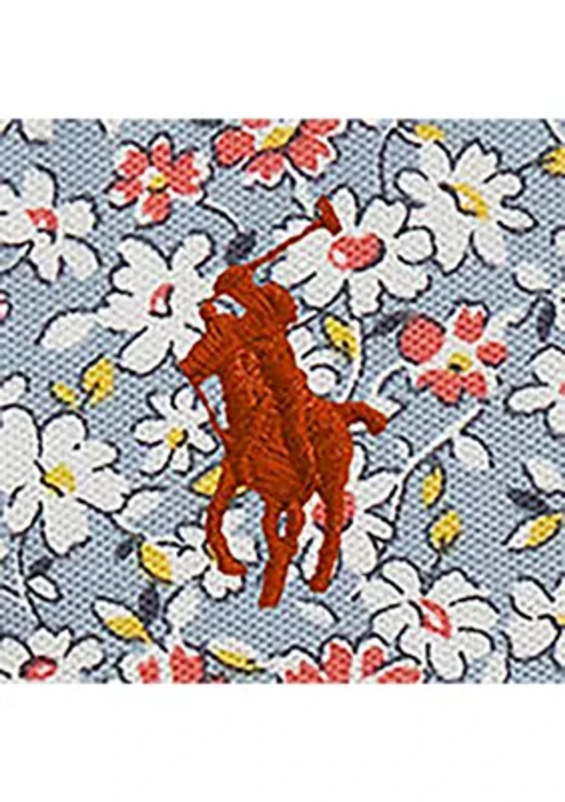 Baby Girls Floral Mesh Faux-Wrap Dress & Bloomer