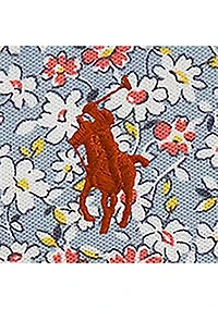 Baby Girls Floral Mesh Faux-Wrap Dress & Bloomer