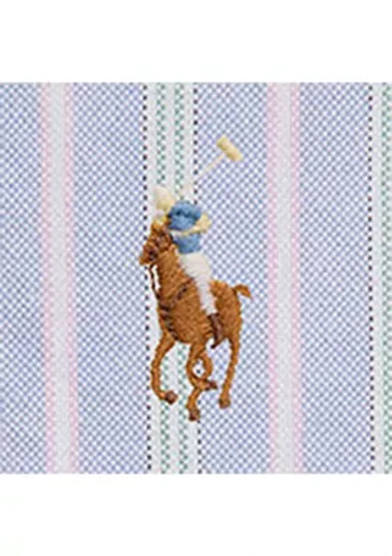 Baby Girls Striped Cotton Fun Shirtdress & Bloomer