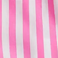 Baby Girls Striped Poplin Top & Jersey Legging Set