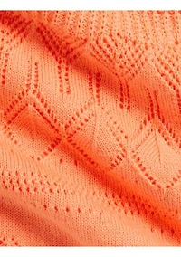 Baby Girls Pointelle-Knit Cotton Sweater Dress