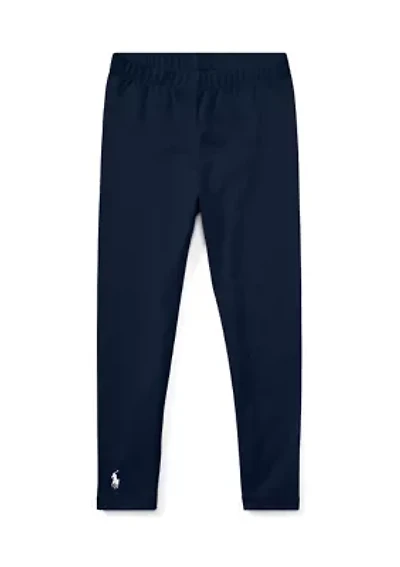 Girls 2-6x Stretch Cotton Jersey Leggings