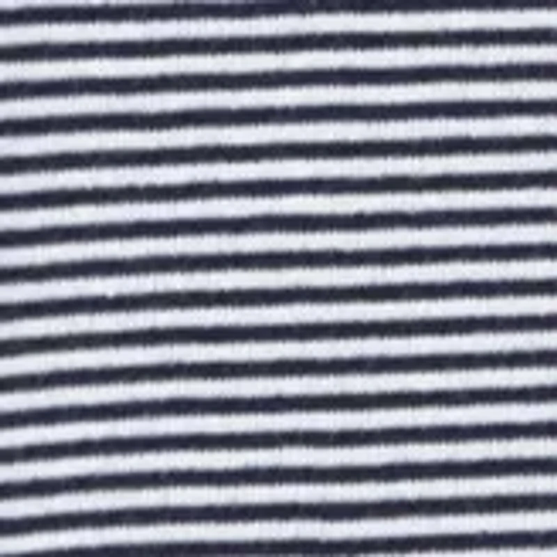 Baby Boys Striped Cotton Jersey Coverall