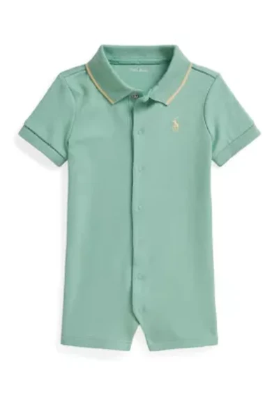 Baby Boys Soft Cotton Polo Shortall