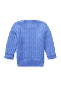 Baby Boys Cable Knit Cotton Sweater