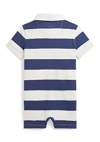 Baby Boy Striped Cotton Rugby Shortall