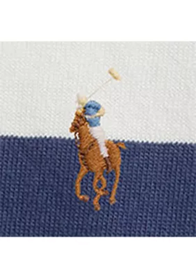 Baby Boy Striped Cotton Rugby Shortall