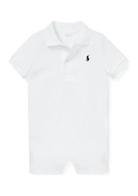 Baby Boys Soft Cotton Polo Shortall