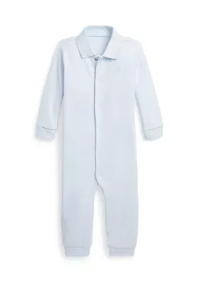 Baby Boys Soft Cotton Polo Coverall