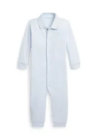 Baby Boys Soft Cotton Polo Coverall