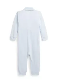 Baby Boys Soft Cotton Polo Coverall