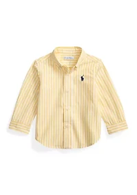 Baby Boys Plaid Cotton Poplin Shirt