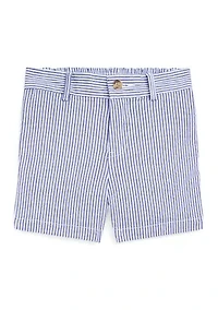 Baby Boys Stretch Cotton Seersucker Shorts