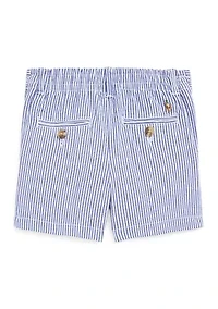 Baby Boys Stretch Cotton Seersucker Shorts