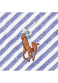 Baby Boys Stretch Cotton Seersucker Shorts