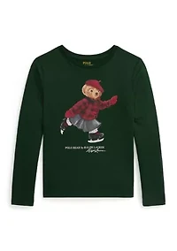 Baby Boys Waffle-Knit Cotton Long-Sleeve T-Shirt