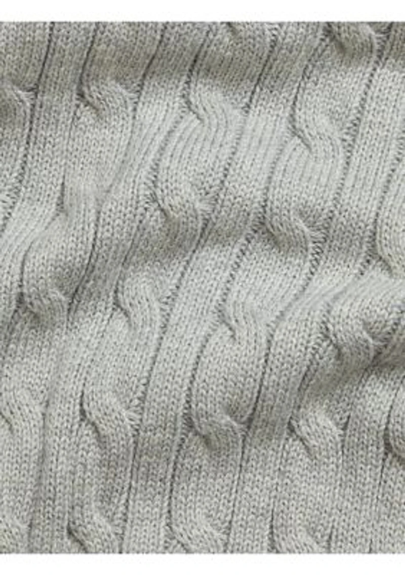 Baby Boys Cable-Knit Cotton V-Neck Cardigan