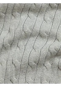 Baby Boys Cable-Knit Cotton V-Neck Cardigan