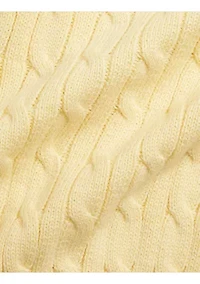 Baby Boys Cable-Knit Cotton V-Neck Cardigan